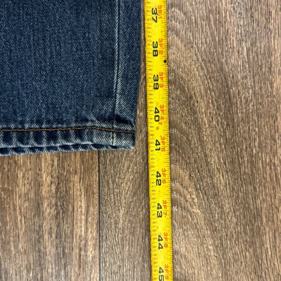 Levi's 550 Jeans Men's 38x30 Medium Wash Relaxed Fit Stretch Denim Red Tab - Picture 8 of 10